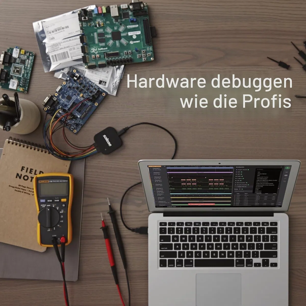 Logic Pro 8 (Schwarz) - Saleae 8-Kanal Logikanalysator