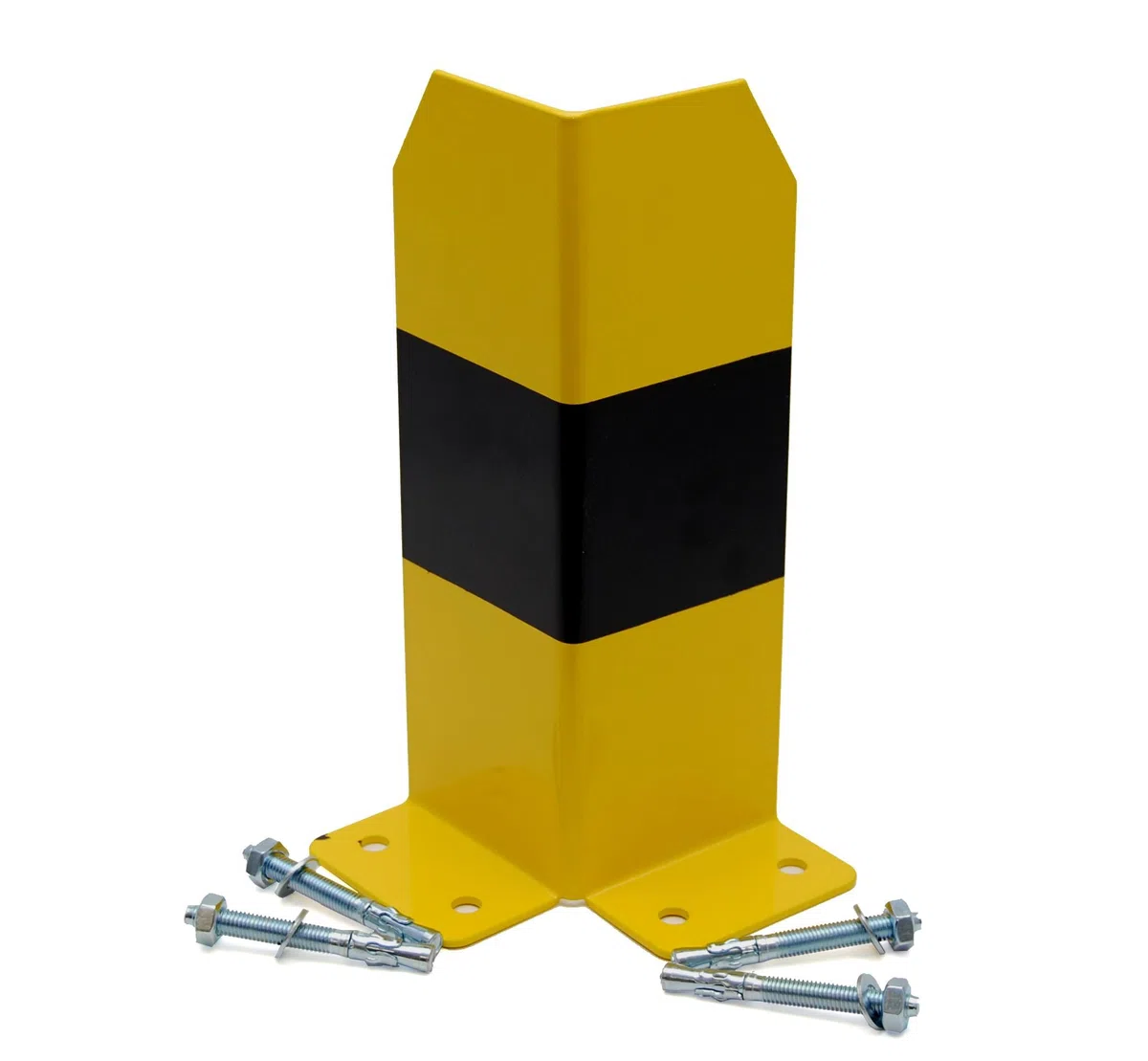 Rammschutz-Regalschutz-Anfahrschutzecke Rammschutz Lager Säulenschutz 300mm gelb Ecke 4mm