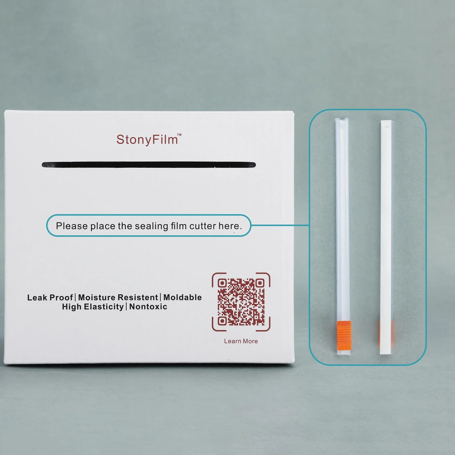 stonylab Laborschutzfolie, 10 cm Breit x 38 m Lang, Flexibel und Hoch Dehnbar (Über 500%), Selbstklebende Folie für Sicheren Laborkontainer, Verhindert Leckagen und Verdunstung