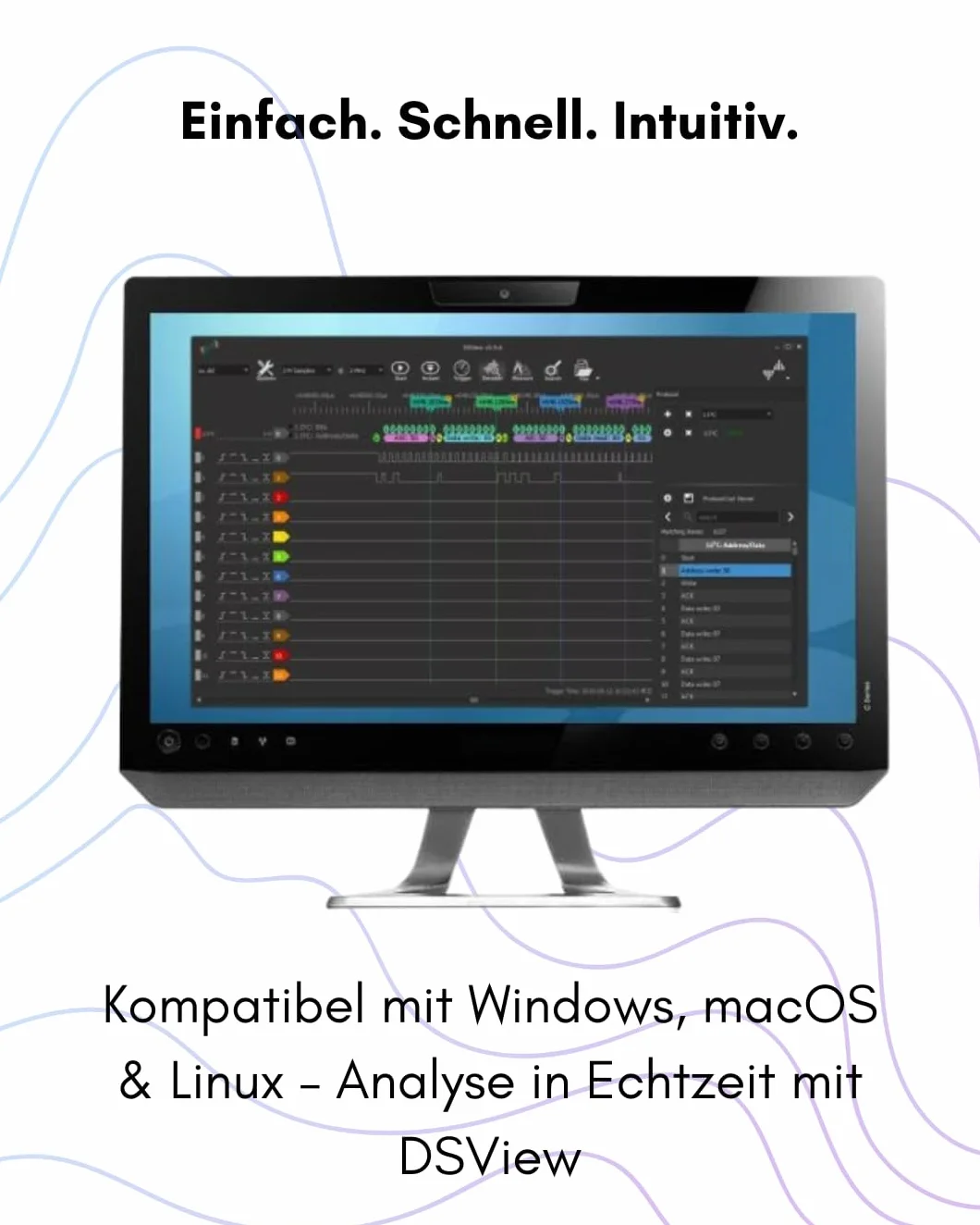 DreamSourceLab DSLogic U2Basic – 16-Kanal USB 2.0 Logikanalysator, bis zu 1 MHz Abtastrate, 64 Mbit Speicher, 16 G Stream-Tiefe, einstellbarer Schwellenwert, Aluminiumgehäuse, DSView-kompatibel
