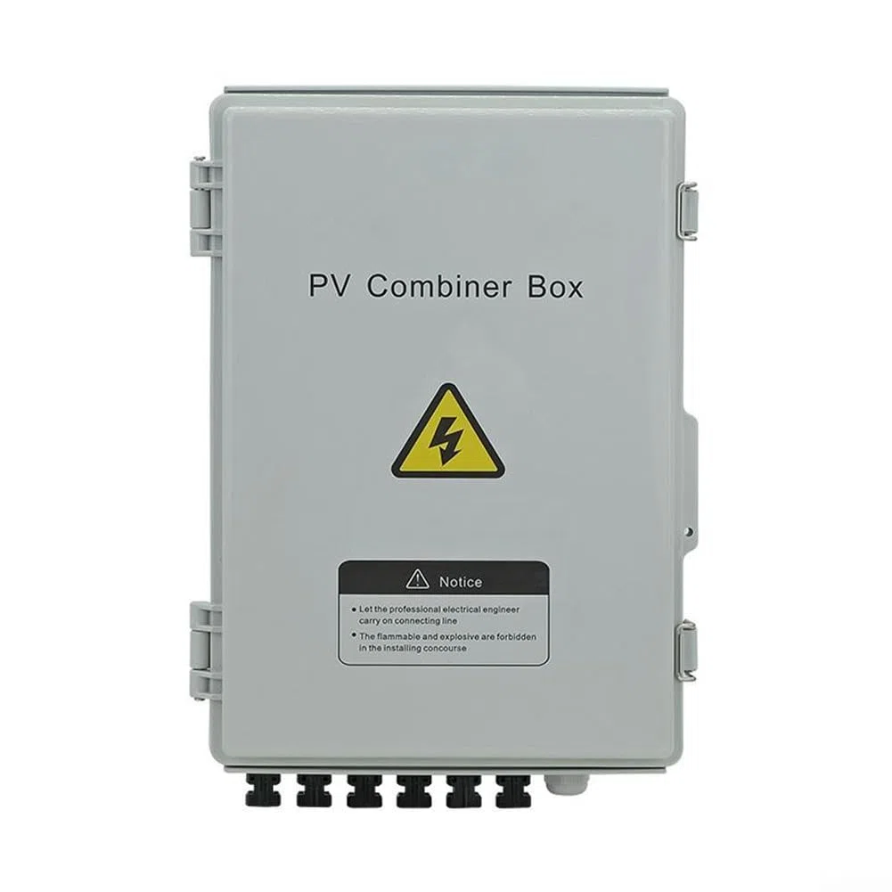 6-saitige Solar-PV-Kombinatorbox mit DC-Sicherung und Überspannungsableiter bietet Schutz für private und mobile Solarstromanlagen