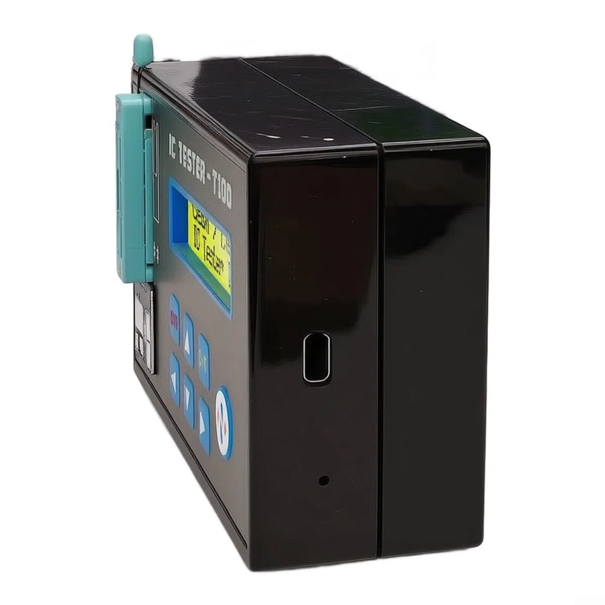 IC-Tester TESTER-T100 für Logikchips, Transistoren & Dioden – 1300+ Bauteile, 74HC/74LS/CD4000, Automatische Erkennung, Energiesparfunktion(Main unit + dock)