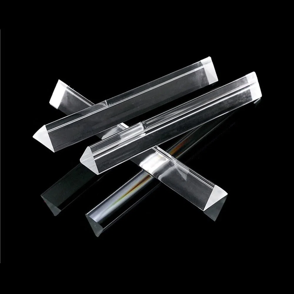 30 Stück Acryl-Dreiecksstreifen – 3 mm und 5 mm PMMA-Lichtleiterstäbe – transparentes 500 mm gleichschenkliges rechtwinkliges Dreieck(3x3x500mm)