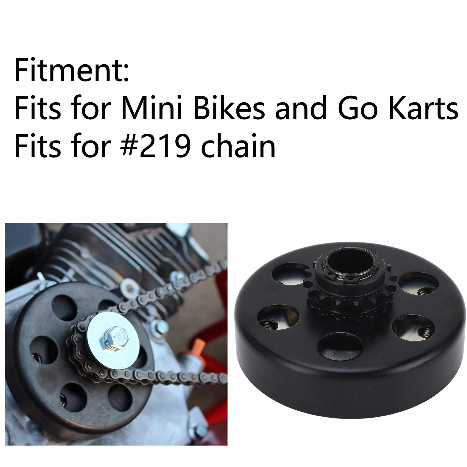 Fliehkraftkupplung fliehkraftkupplung 20mm 16 Zähne, 20 Mm, Hochfest, Abriebfest, Robuste Fliehkraftkupplung für 219 Mini-Fahrradkette fliehkraftkupplung 20mm Pignons de chaînes à rouleaux