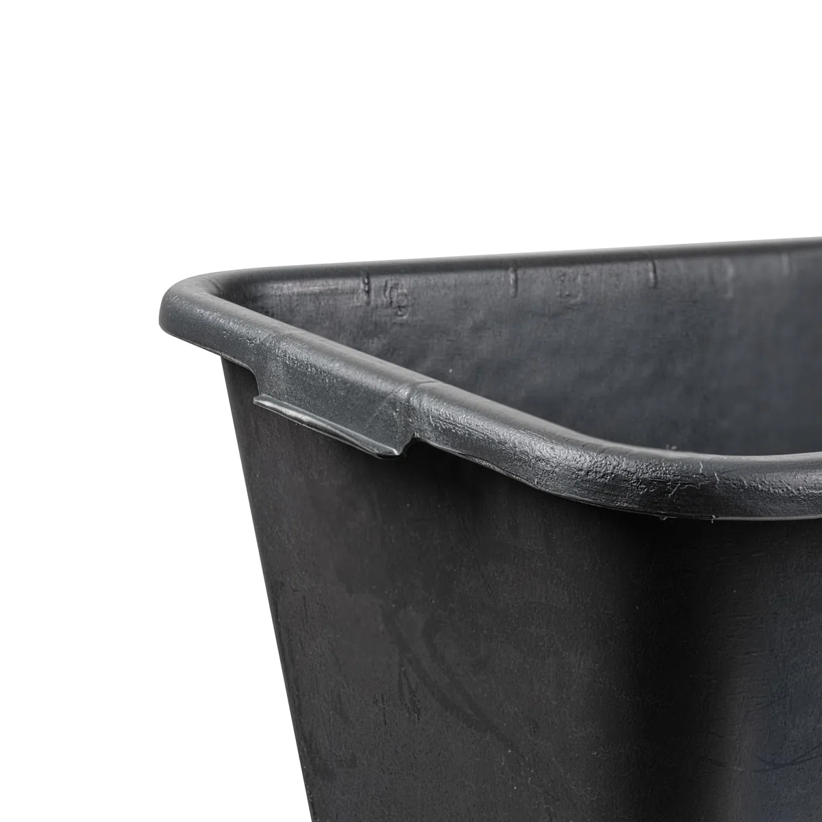 Mörtelwanne 65 L Rechteckig Schwarz Maurerkasten Profi 10er Set Bauwanne | BURI Baueimer Made in Germany aus strapazierfähigem Kunststoff als Zementwanne, Pflanzkübel und robuster Mörtelbehälter