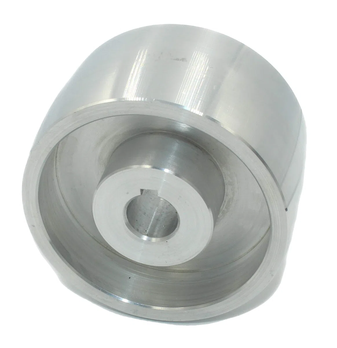 Riemenschleifer-Antriebsrad CNC-bearbeitetes Riemenschleifer-Antriebsrad für Messerschleifer, 100 mm Durchmesser, 5.5 cm breit, 19 mm Bohrung, Nylon, Grob