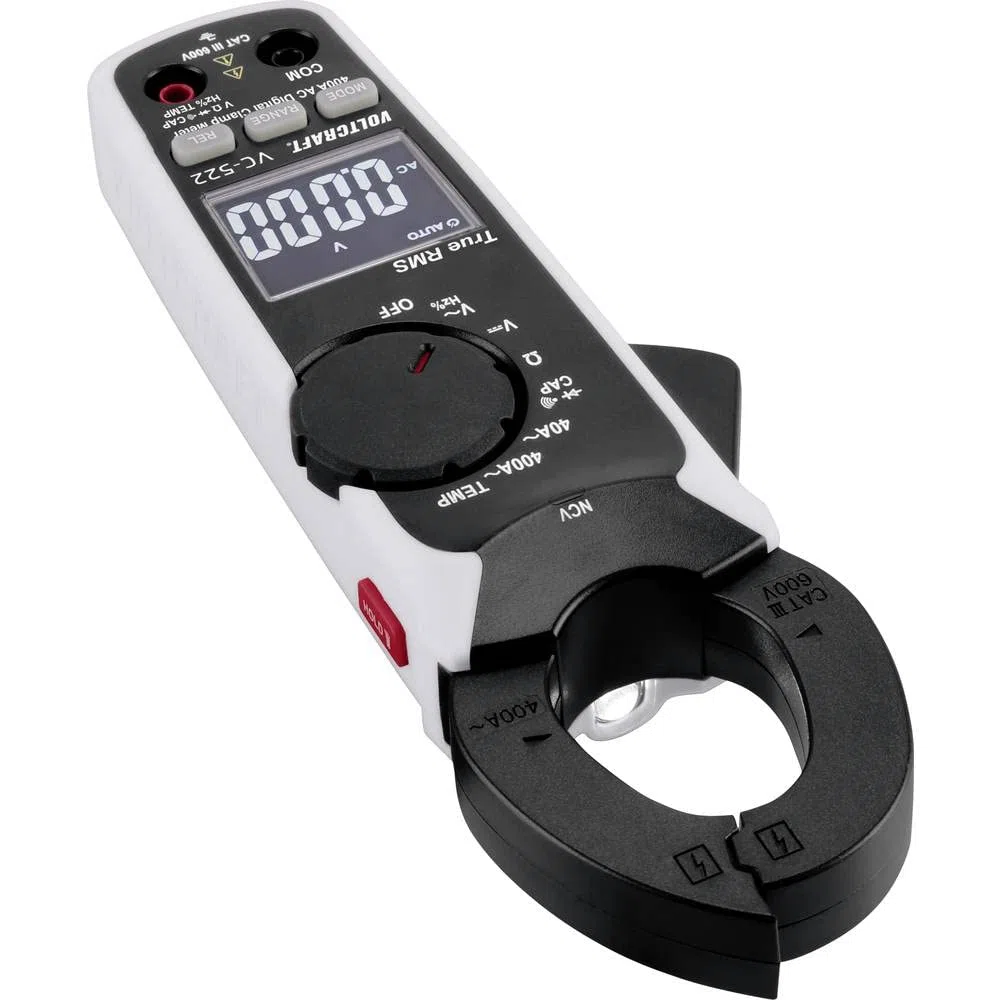 VOLTCRAFT VC-522 Stromzange digital CAT III 600 V Anzeige (Counts): 4000