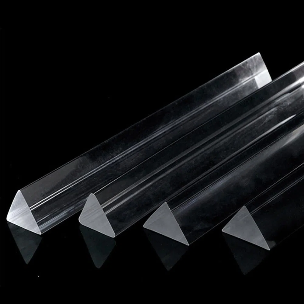 30 Stück Acryl-Dreiecksstreifen – 3 mm und 5 mm PMMA-Lichtleiterstäbe – transparentes 500 mm gleichschenkliges rechtwinkliges Dreieck(3x3x500mm)