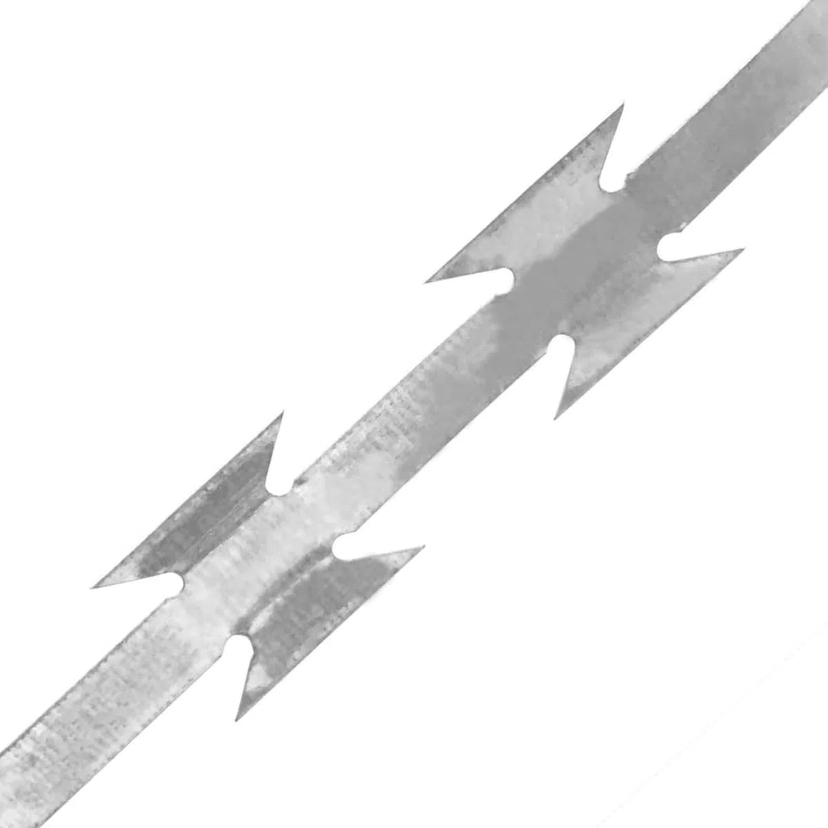 BTO-22 NATO-Klingendraht, Stacheldraht, NATO Draht, Zaun Draht Rolle, Natodraht, 100 m Stahl