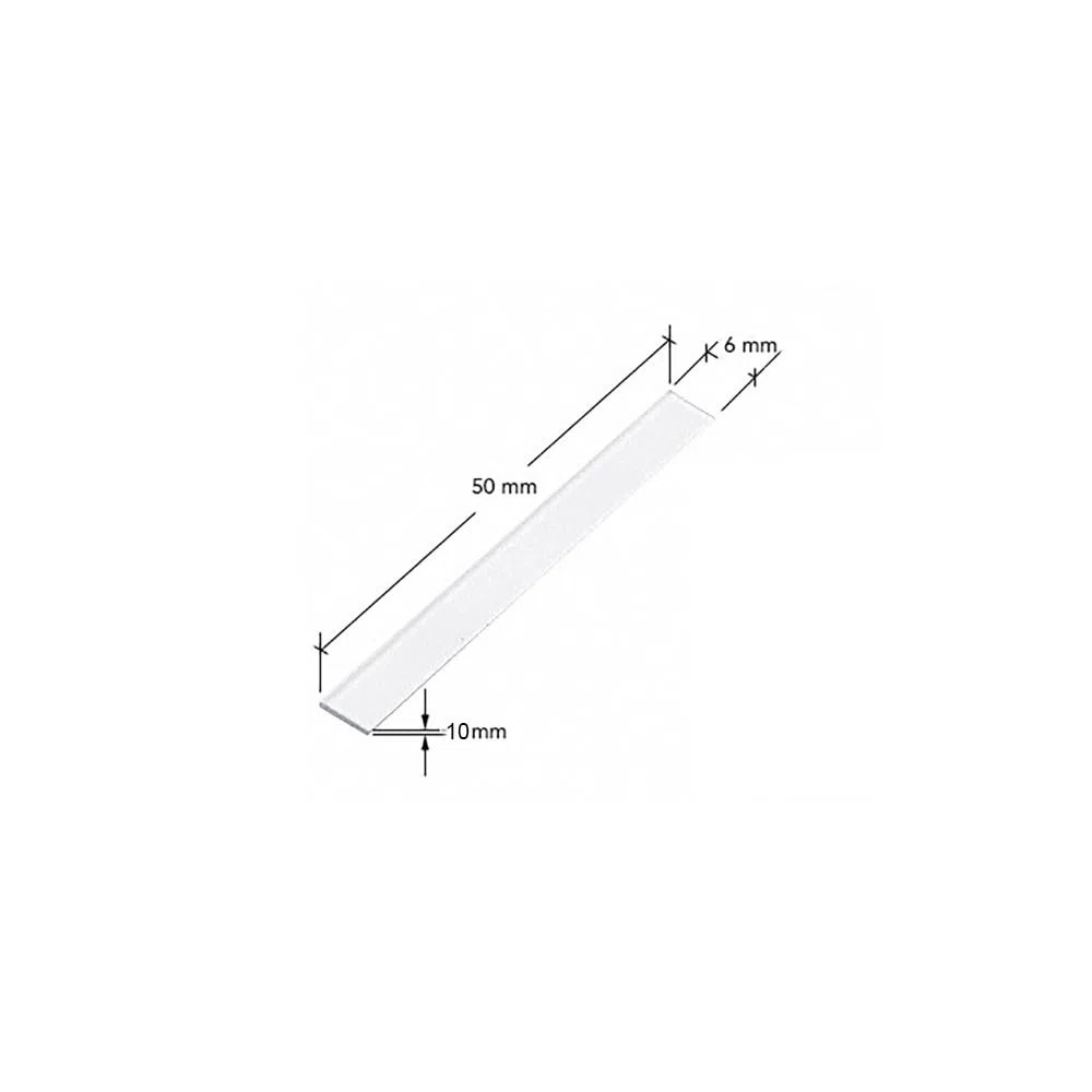 PVC Unterlegklötzer für Duschwand in 2,3 oder 4 mm für Glasdusche Glas Unterlage (10 mm)