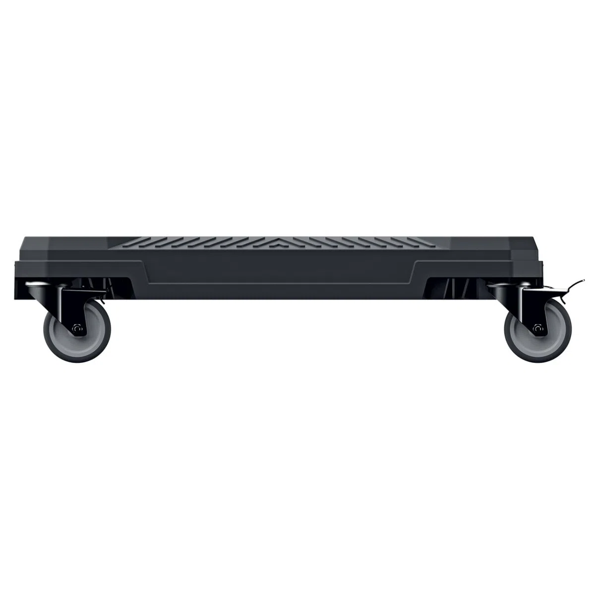 Kistenberg Transporthilfe Rollbrett Transportroller Kistenroller (Belastbarkeit bis 120 kg, Feststellbremse, Kunststoff, kompatibel: X-Block und Modular Solution, 585 x 440 x 145 mm)