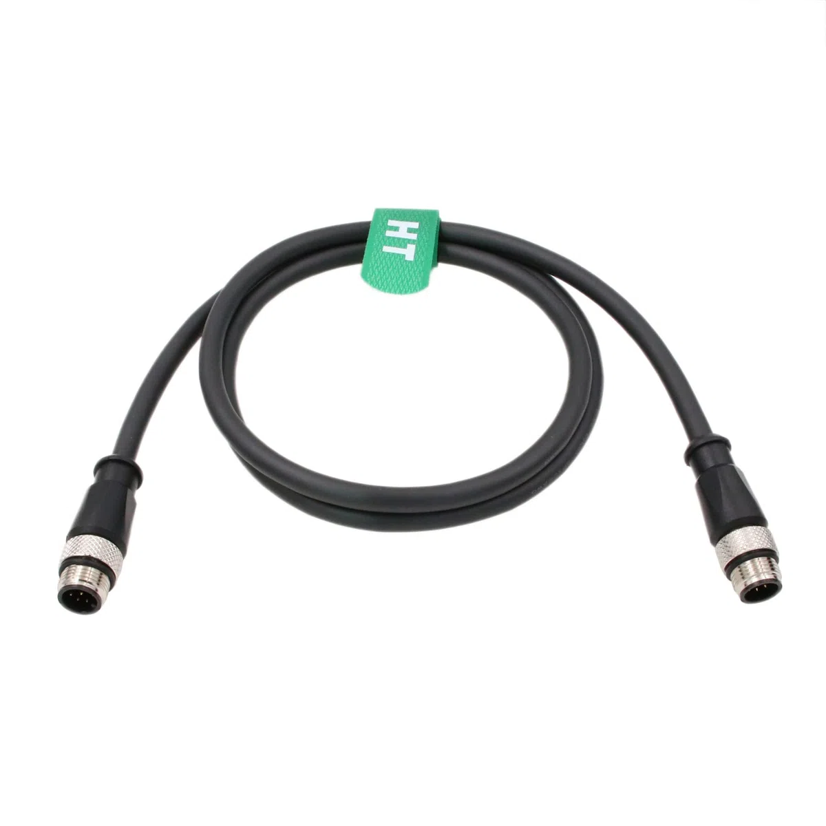 HangTon M12 A Codierung 8 Pin Stecker auf 8 Pin Stecker Signalkabel für industrielle Steuerungen, Automatisierung, Gerätenetzwerk, IO Link, Profibus, Aktuator Sensor 3M