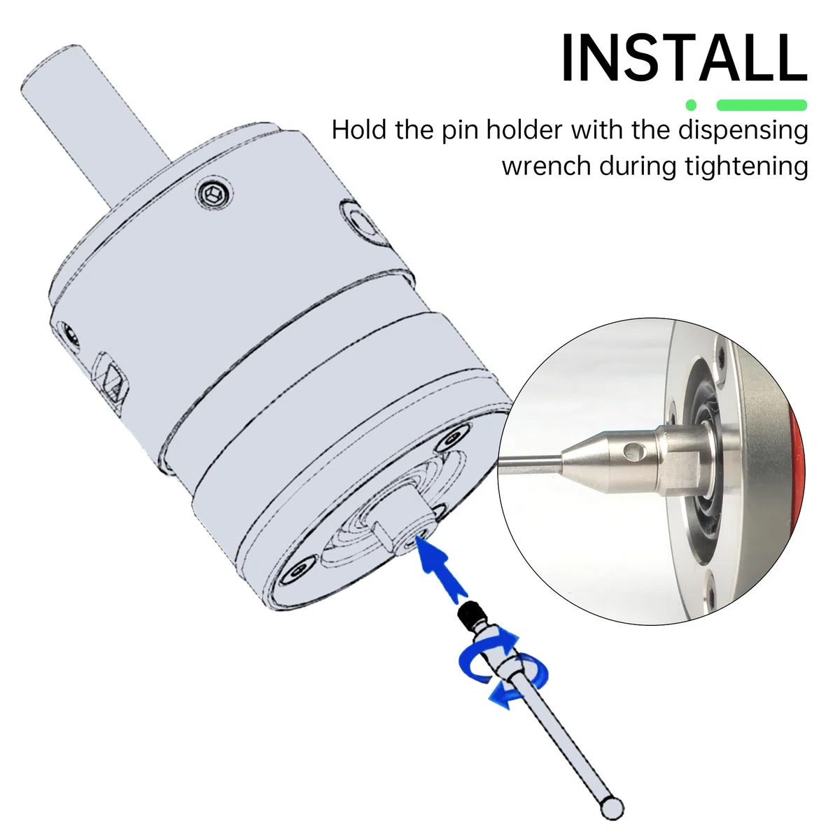 RATTMMOTOR Kantentaster,3D-Taster Kantensucher, CNC Photoelektrischer Kantenfinder WP500,Präzision 0,001mm Kompatibel Mach3 und GRBL für CNC-Fräsmaschine Automatische Zentrierungs (V6-Serie)