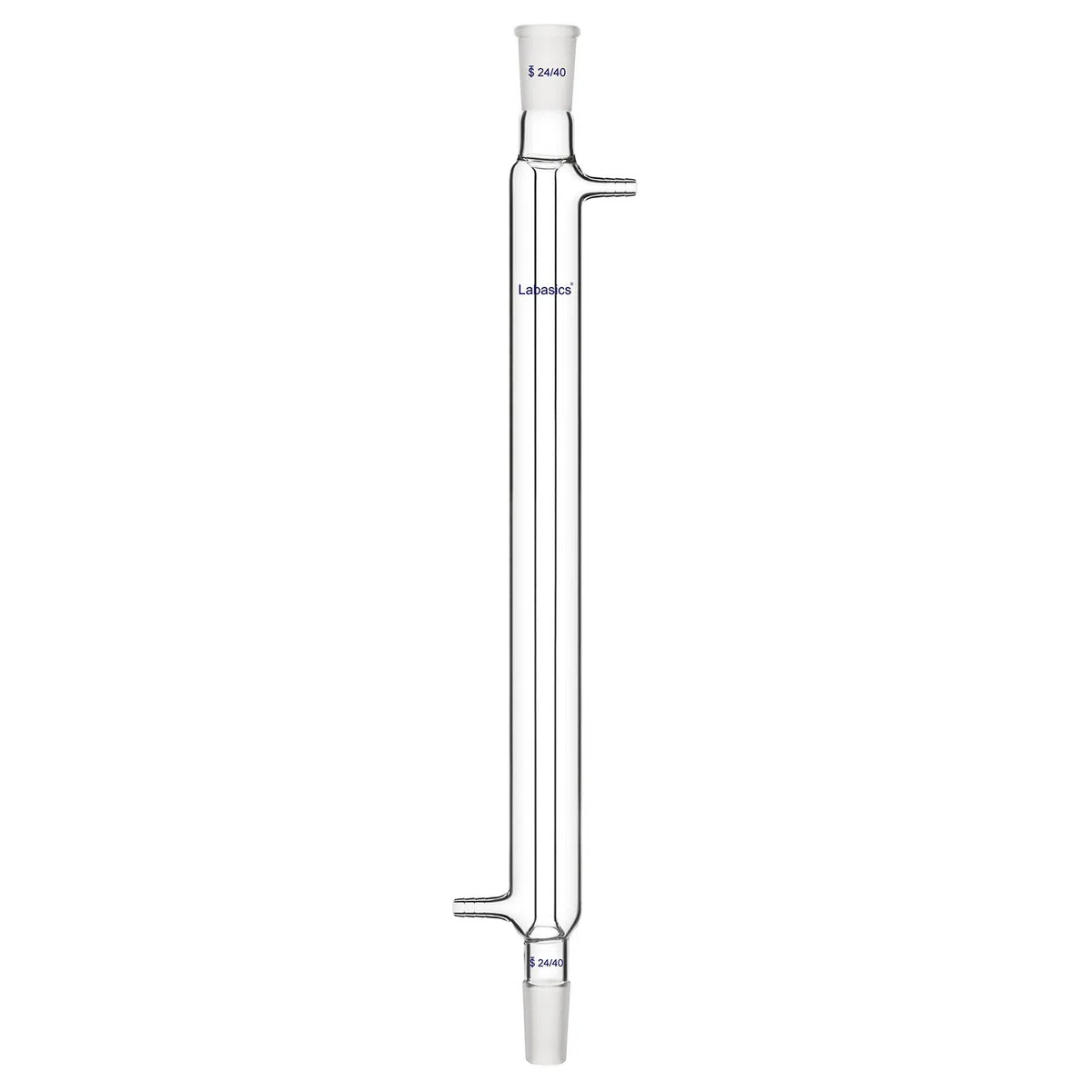 Labasics Borosilikat Glas Liebig Kondensator mit 24/40 Gelenk und 400mm Jacke Länge, Lab Glas Kondensator Glass Liebig Condenser