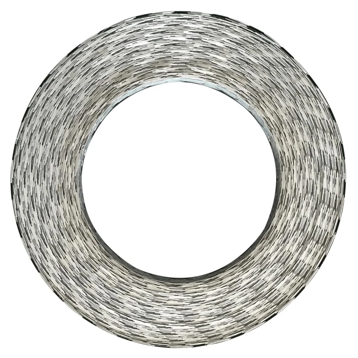 BTO-22 NATO-Klingendraht, Stacheldraht, NATO Draht, Zaun Draht Rolle, Natodraht, 100 m Stahl