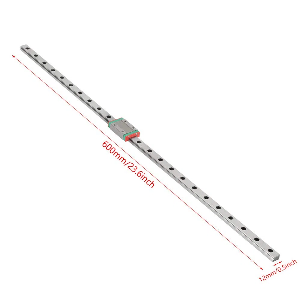 MGN12H 600 mm CNC-Fräser mit linearem Führungsschienen-Gleitwagen mit Gleitblock, linearem Führungsblock für automatische Geräte, Präzisionsmessgeräte