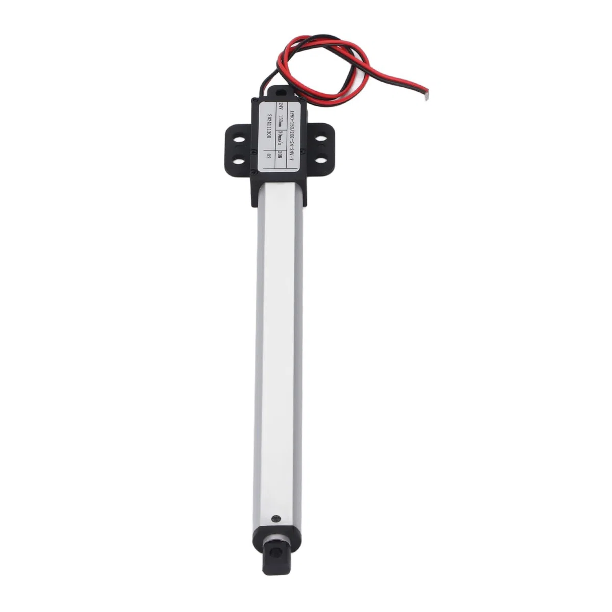 Jeffergarden Elektrischer Linearantrieb 24V Mit 150 Mm Hub, Robuste Aluminium-Schubstange Mit Automatischen Endschaltern Für Robotik, Heimautomation Und DIY Projekte