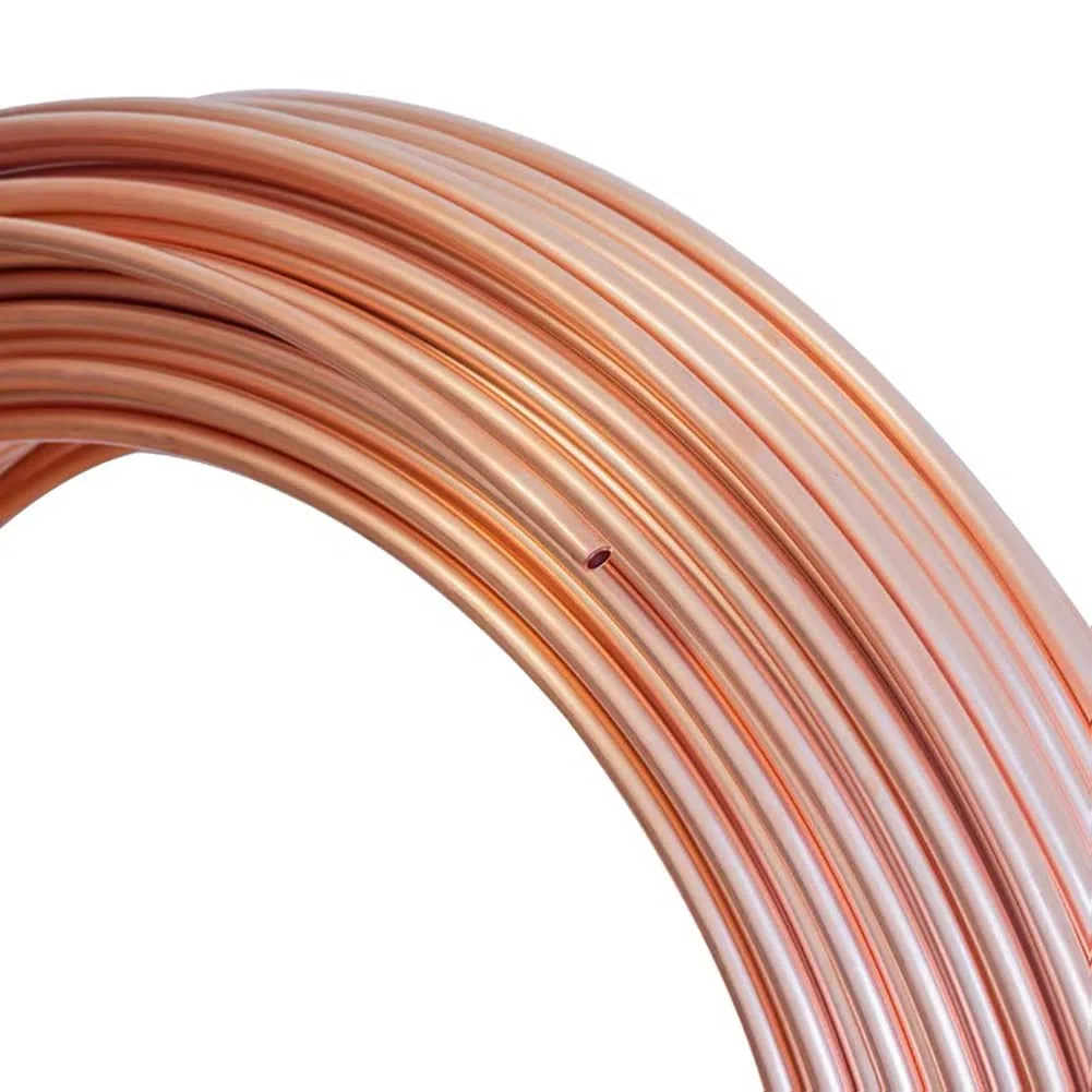 Kupfer kühlrohr Weiches Kupferrohr für Kühlgerät OD2mm2.5mm3mm4mm5mm6mm6.35mmDicke0.5mm1mmLänge3m,6.35mm*0.7mm*3m