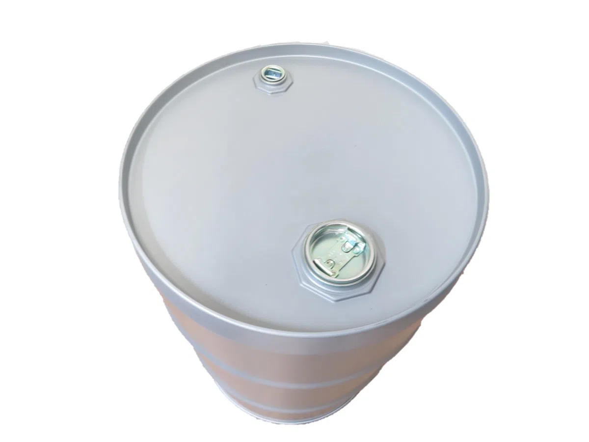 60 Liter Blechfass Stahlfass Fass Garagenfass ?lfass NEU Farbe: SILBER