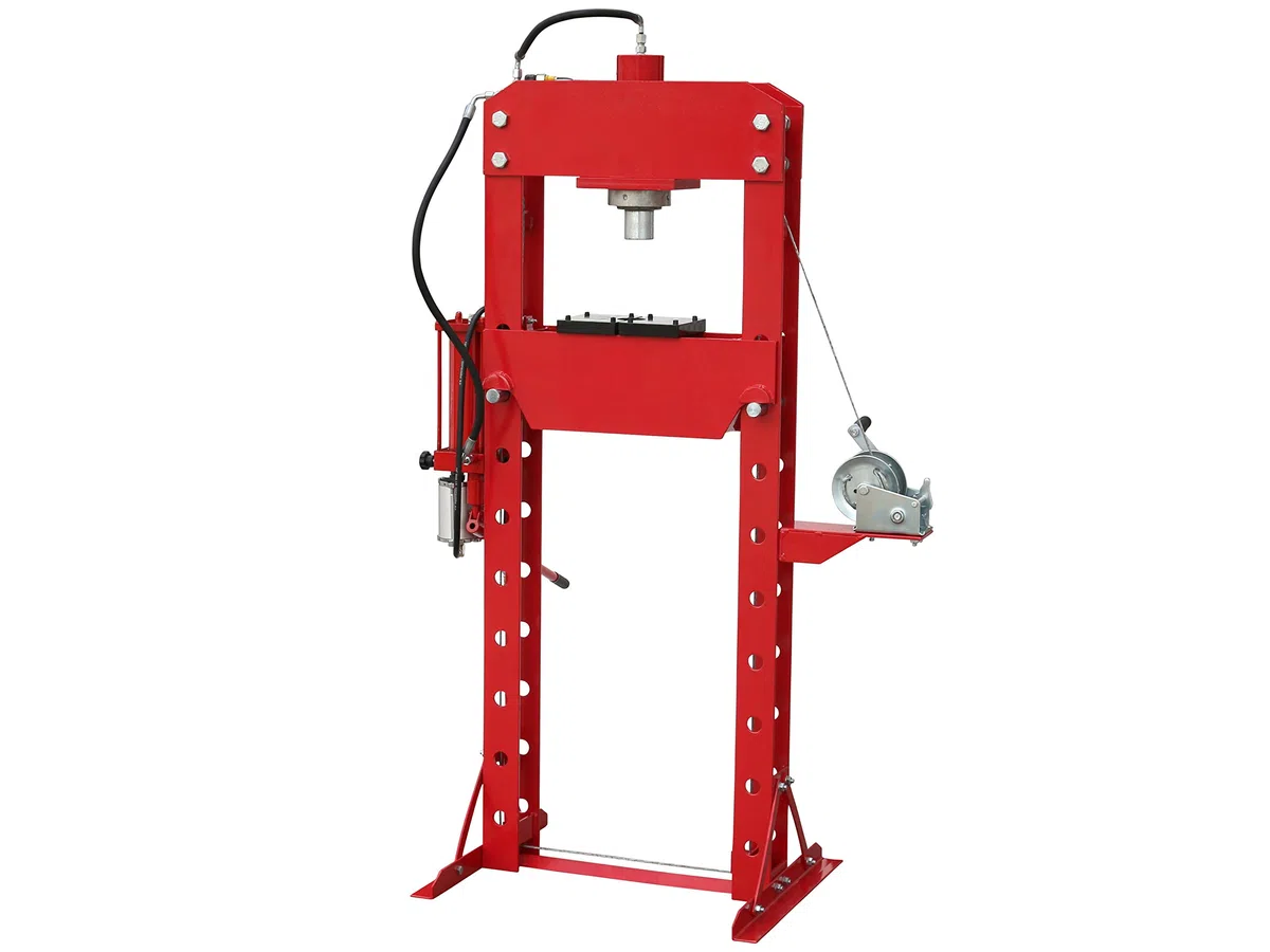 Rotek 30t Werkstattpresse WZWP-030MPV (manuell und pneumatisch)