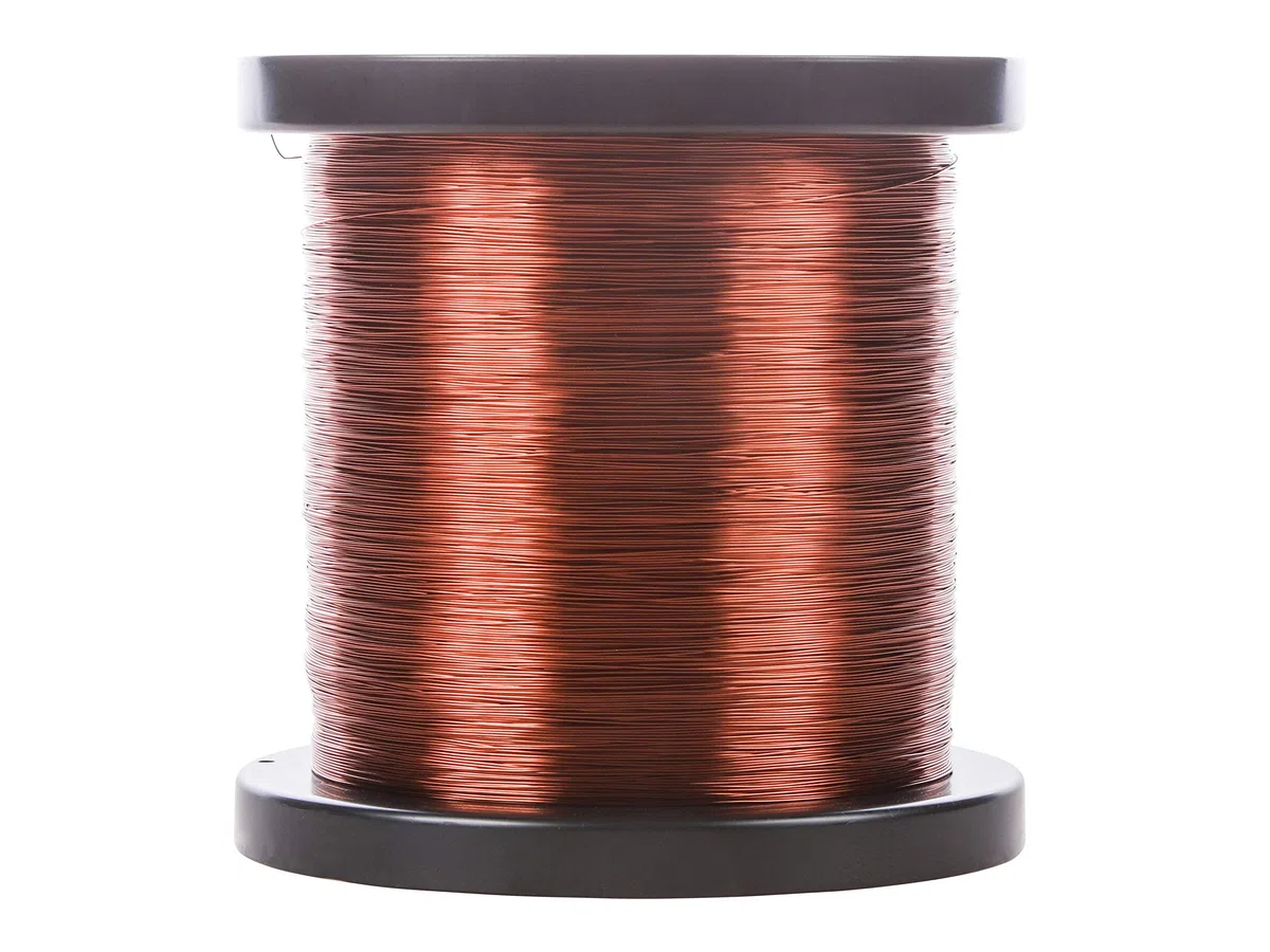 Kupferlackdraht W210 Ø 0,20 mm 500 g, ca. 1650m - CU Lackdraht Grad 2 CUL Kupferdraht Gewicht 500 Gramm Durchmesser 0,20 Millimeter Wickeldraht Kupfer Draht nach IEC 60317-13