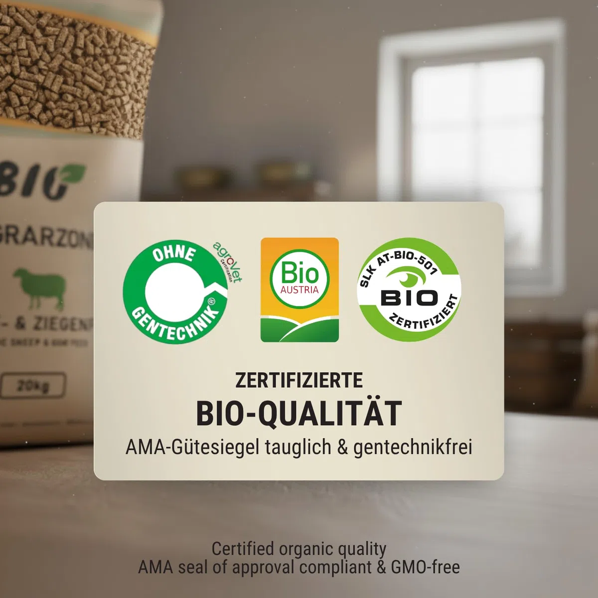 Agrarzone Bio Schaffutter Ziegenfutter Pellets 20 kg Schafe Ziegen Lämmer | Bio, Kraftfutter, Ziegen, Schafe, Gentechnikfrei, staubarm
