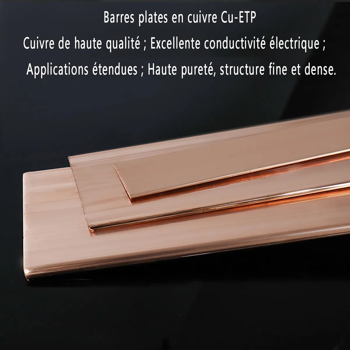 Flachplatte aus Kupfer, 4 mm x 20 mm x 300 mm, 1 Stück T2, reines Kupfer, flach, Kupferblech, 4 mm dick, 20 mm breit