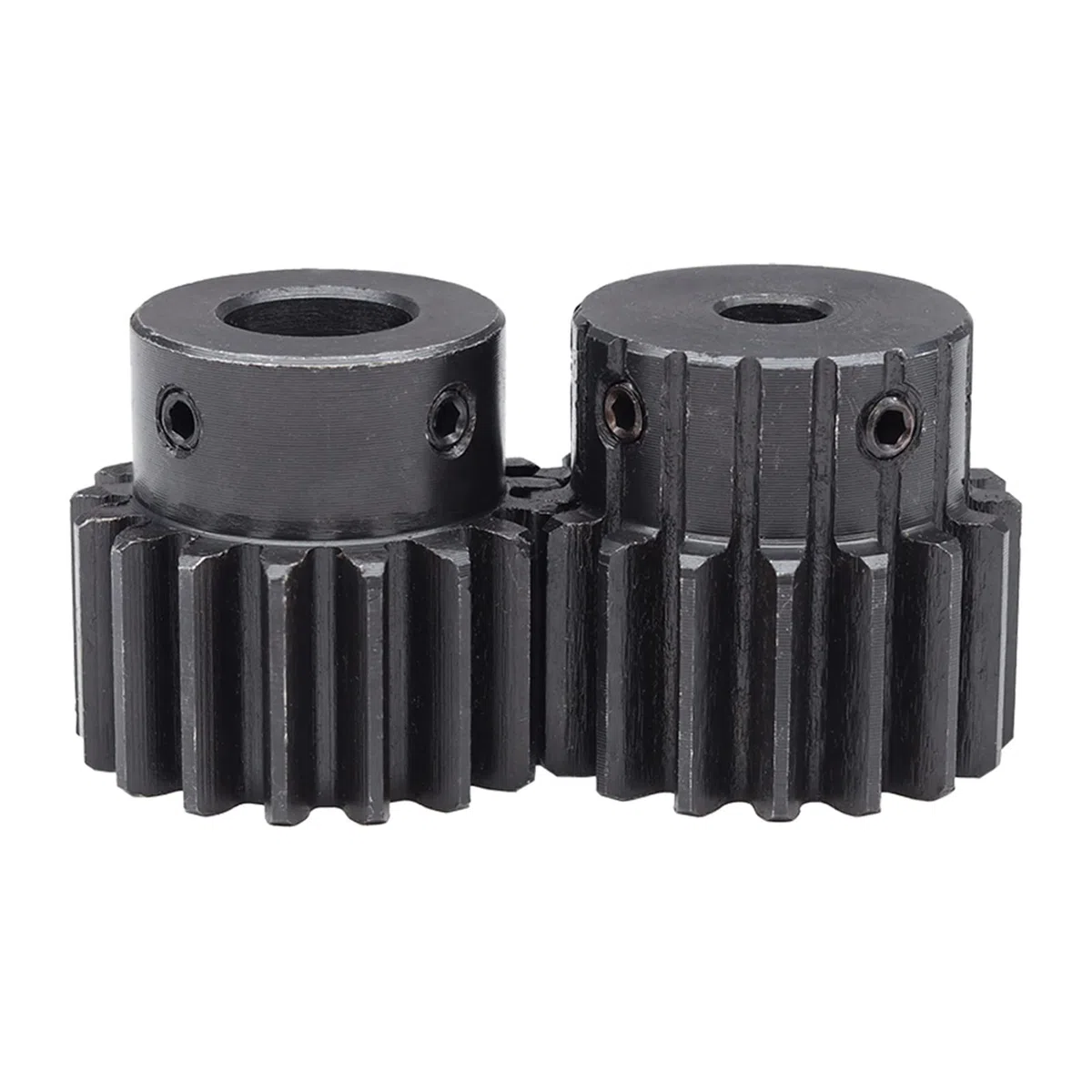 Zahnradsatz, Ritzel, 1 Stück, 2M, 16 Zähne, 17 Zähne, Stirnrad, 8 mm, 19 mm Bohrung, 2 Module, 16 Zähne, 17 Zähne, Ritzel, Schwärzung, 45 Kohlenstoffstahl, Getriebezahnräder, Bohrung, Welle(2M 16T Bor