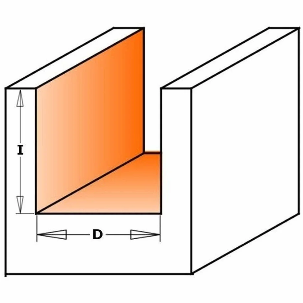 CMT ORANGE TOOLS 911.200.11 - NUTFRÄSERHM S=8 D=20X20