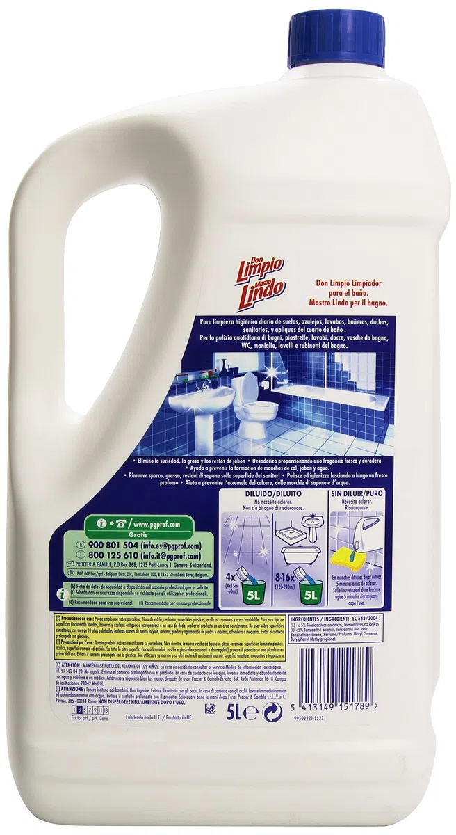 PGP Don sauber Professionelle Bad 5 L