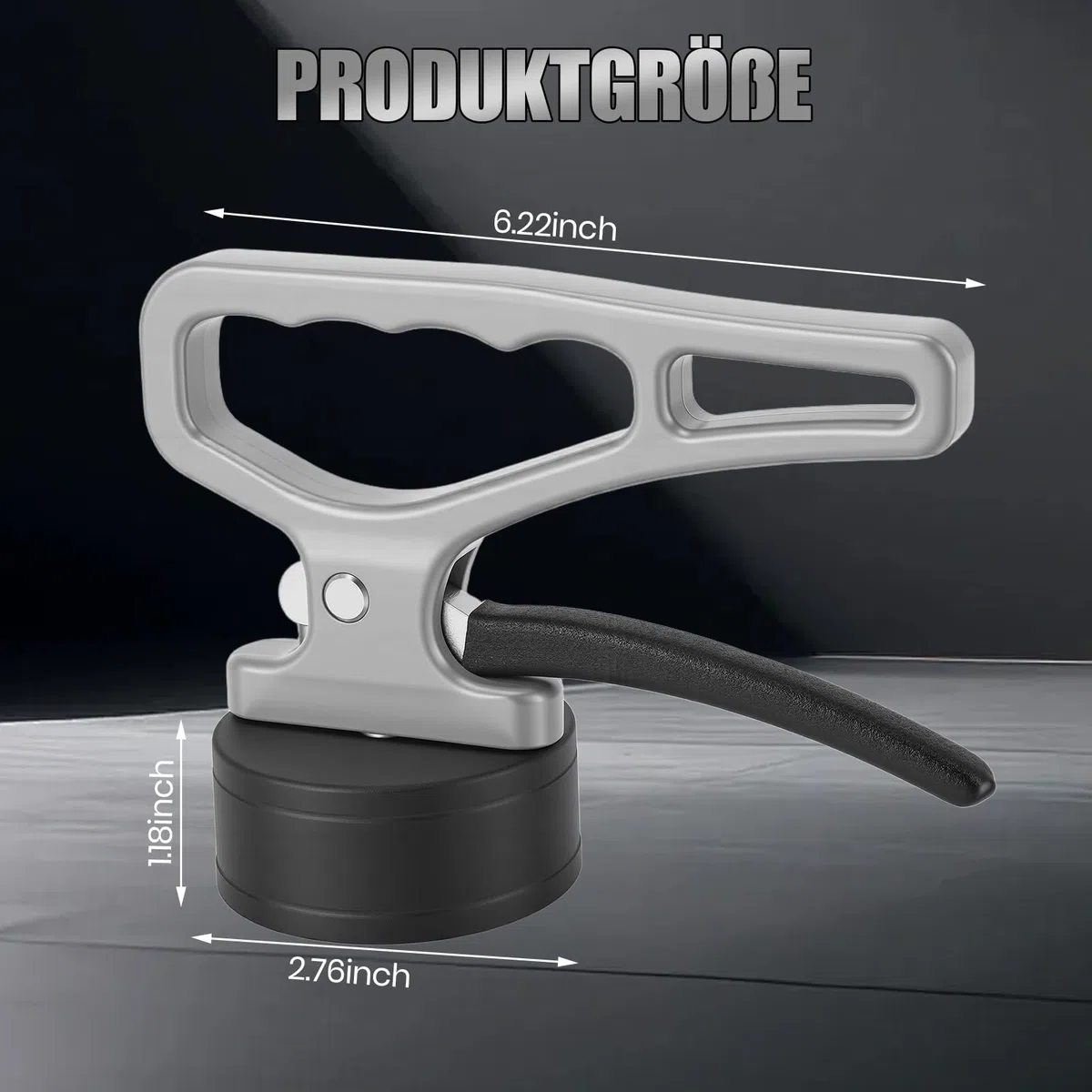 Starker Manueller Magnetischer Hebegriff, Tragbarer Leistungsstarker Neodym-Magnet mit Schnelllösegriff, Hand Magnetheber zum Bewegen und heben Von Schwermetallobjekten (50KG)