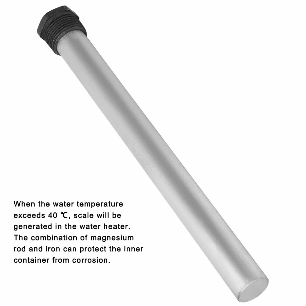 1 Stück Anti-Korrosions-Wasser-Opferanode, Magnesium-Anodenheizung, Magnesiumlegierungs-Anodenstange 232767 Npt3/4 * 21 * 235 Mm