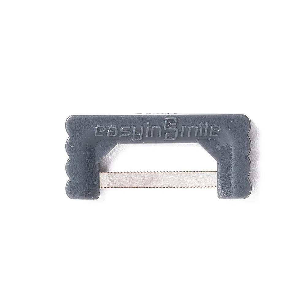 Zahnpolierstreifen 2 Packs Kieferorthopädische Interproximalreduktion IPR/IR-System Einhand-Zahnschmelz-Kit (Gray)