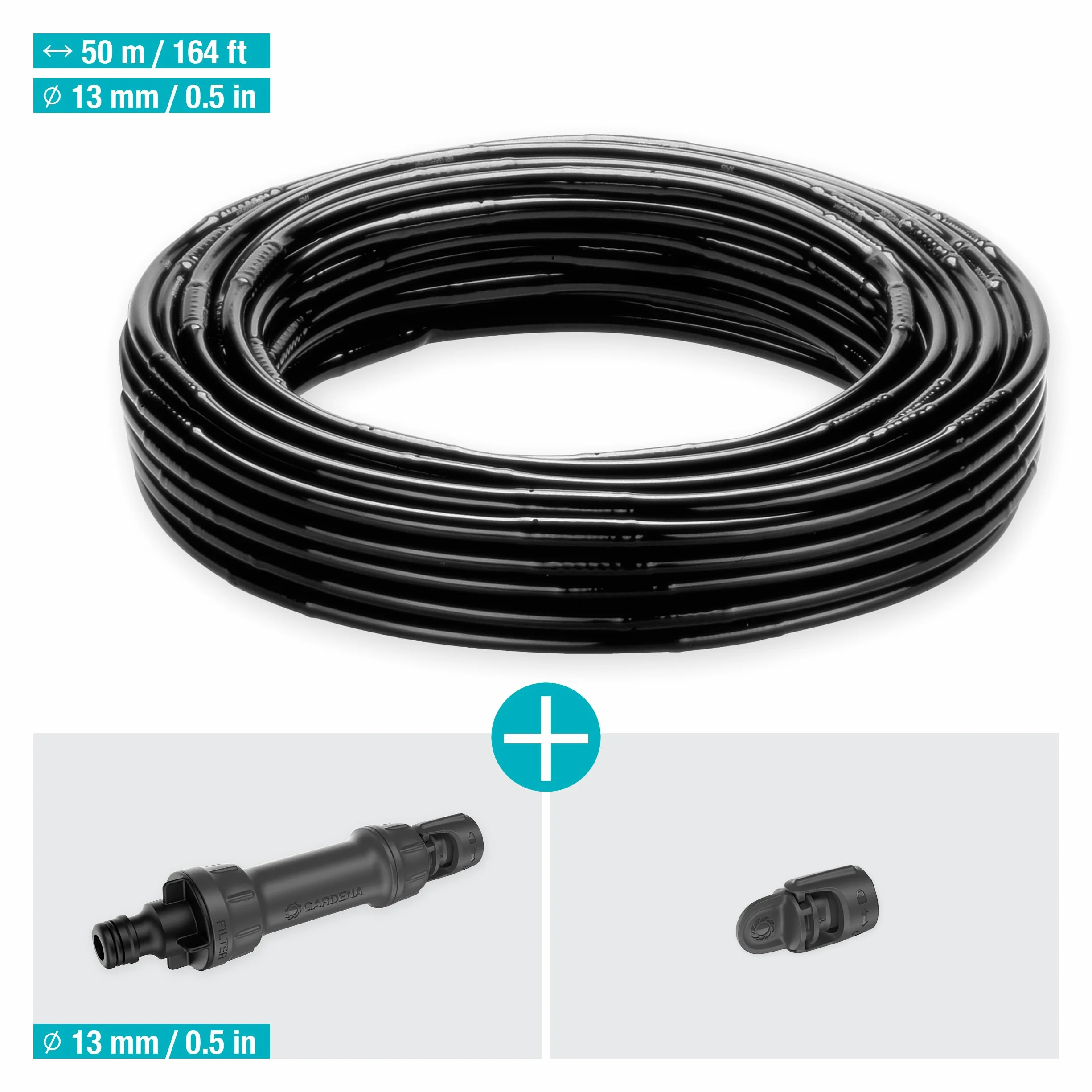Gardena Micro-Drip-System Set Sträucher/Hecken 50 m