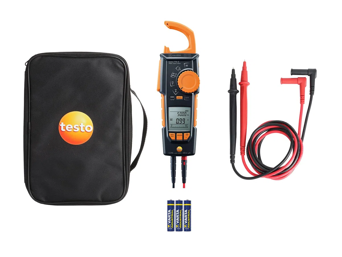 testo 770-3 TRMS Zangenmessgerät mit Bluetooth