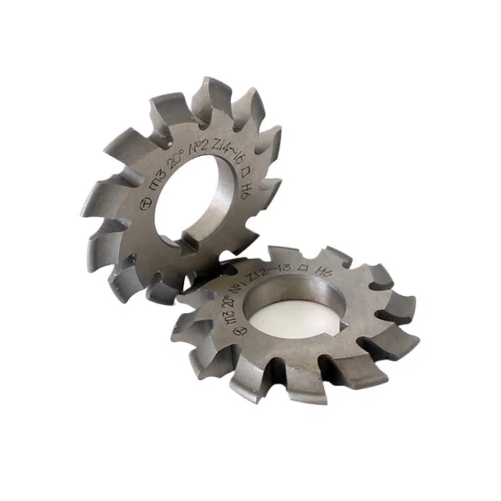 Evolventenverzahnungsfräser, HSS-Evolventen-Zahnradfräser M0,3-M10 Modul PA20 Grad for Kunststoff-AlTiN-Beschichtung(M0.4 * 8)