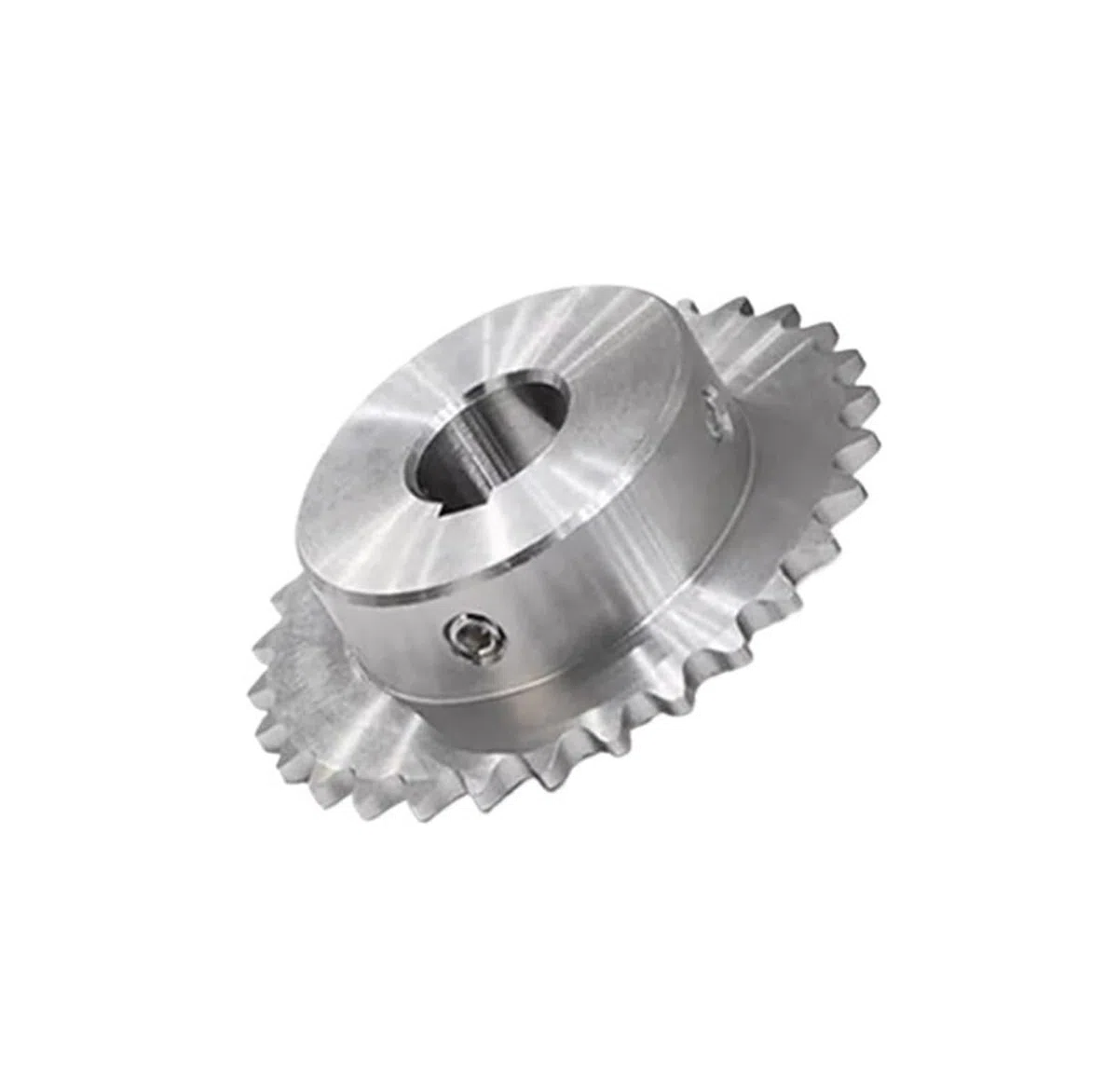 Zahnrollenkettenrad, 1 Stück 32–40 Zähne 04C 304 Edelstahl Industrieantriebskettenrad Kettenrad 32 34 35 36 38 40 Zähne Bohrung 8 10 12 14–25 mm(40 Teeth,14mm)