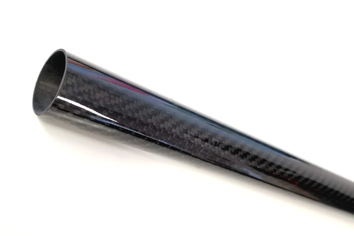Hochglanz Carbon Rohr Ø 30mm / Sichtcarbon CFK Kohlefaser Tube 3K Köper/Länge wählbar (1000mm)