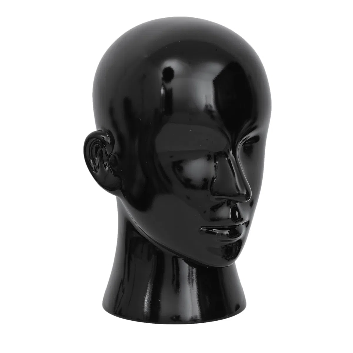Mannequin-Kopf, männlich – Professioneller Kosmetik-Übungskopf für die Präsentation von Headsets, Kopfhörern, Spielkonsolen, Hüten, Perücken und Schmuck（L20-LH）