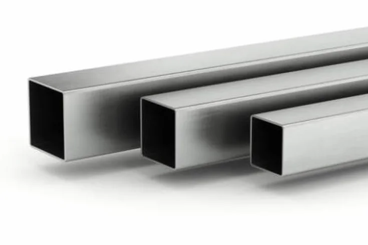 Edelstahl 304L Quadratrohr Hohlprofil Rohr Verschiedene Größen und Längen (100x100x2,0 mm x 1.000 mm)