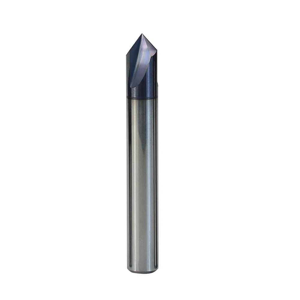Fasen-Endmühle 90 Grad 2-12mm Carbid CNC-Entgrat-Router-Bit für Aluminiumgravur 3 Flöte Beamering Frässchneider-8xd8x90Deges.