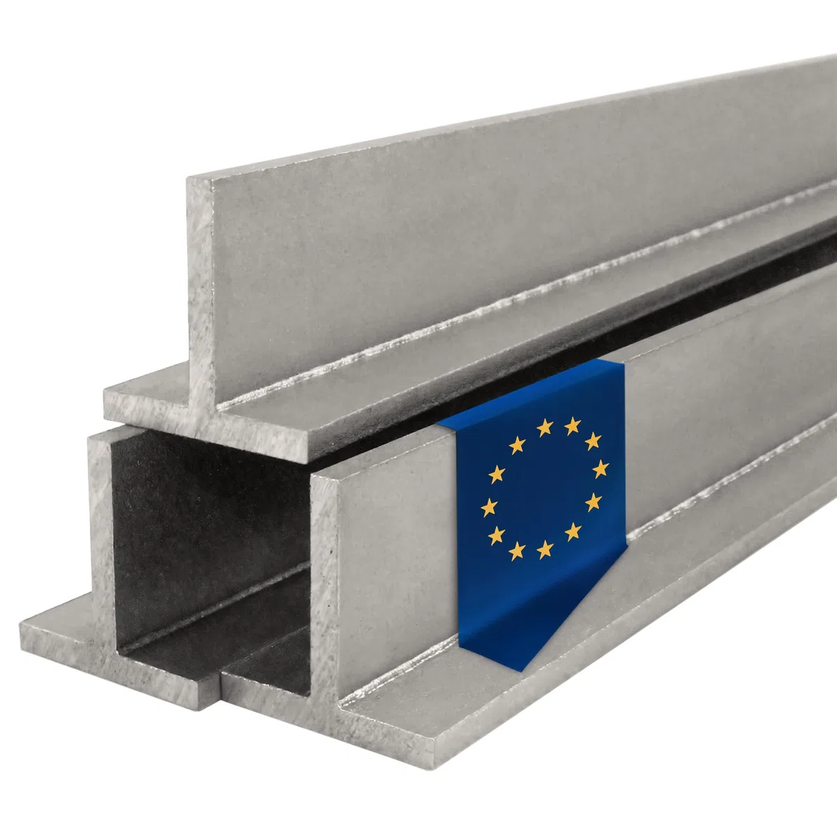 Stahl-Shop24 Edelstahl T-Stahl 1000 mm V2A 25x25x3mm rostfreier Zuschnitt für Werkbank Maschinenrahmen Möbelbau Lebensmittelindustrie Montageprofil nicht magnetisch hygienisch
