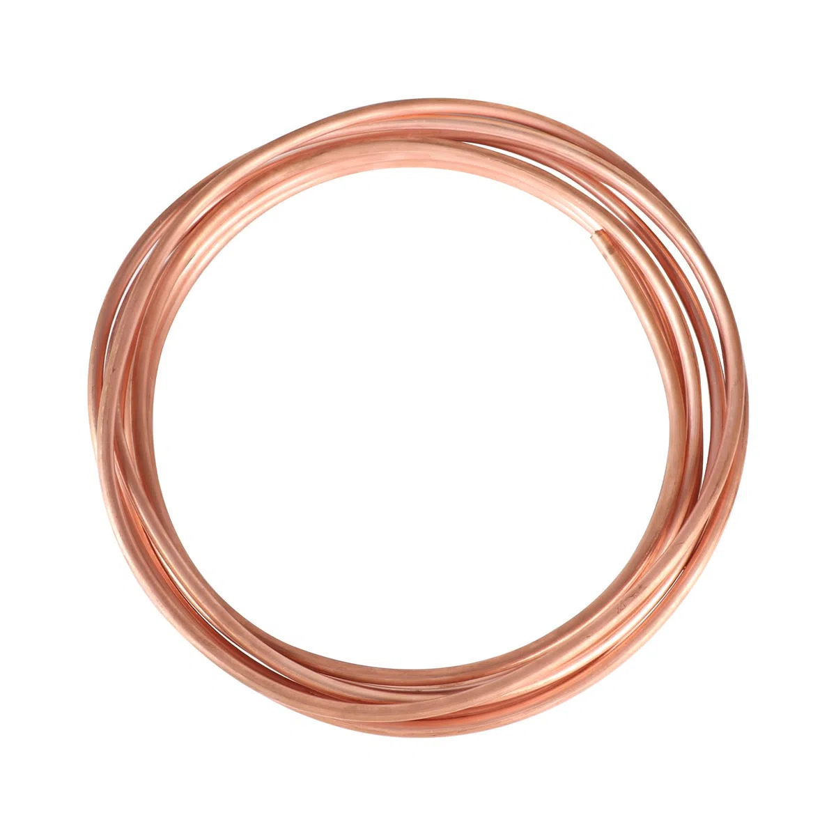 EXLECO 5M Weiches Kupferrohr OD 6mm x ID 4mm x Dicke 1mm Kupferrohr Weich Ringware Gute Duktilität Kupferspirale Rohr Wasserrohr Kupfer Gasrohr Copper Tube Kupferleitung Hydraulikrohr für Kältetechnik