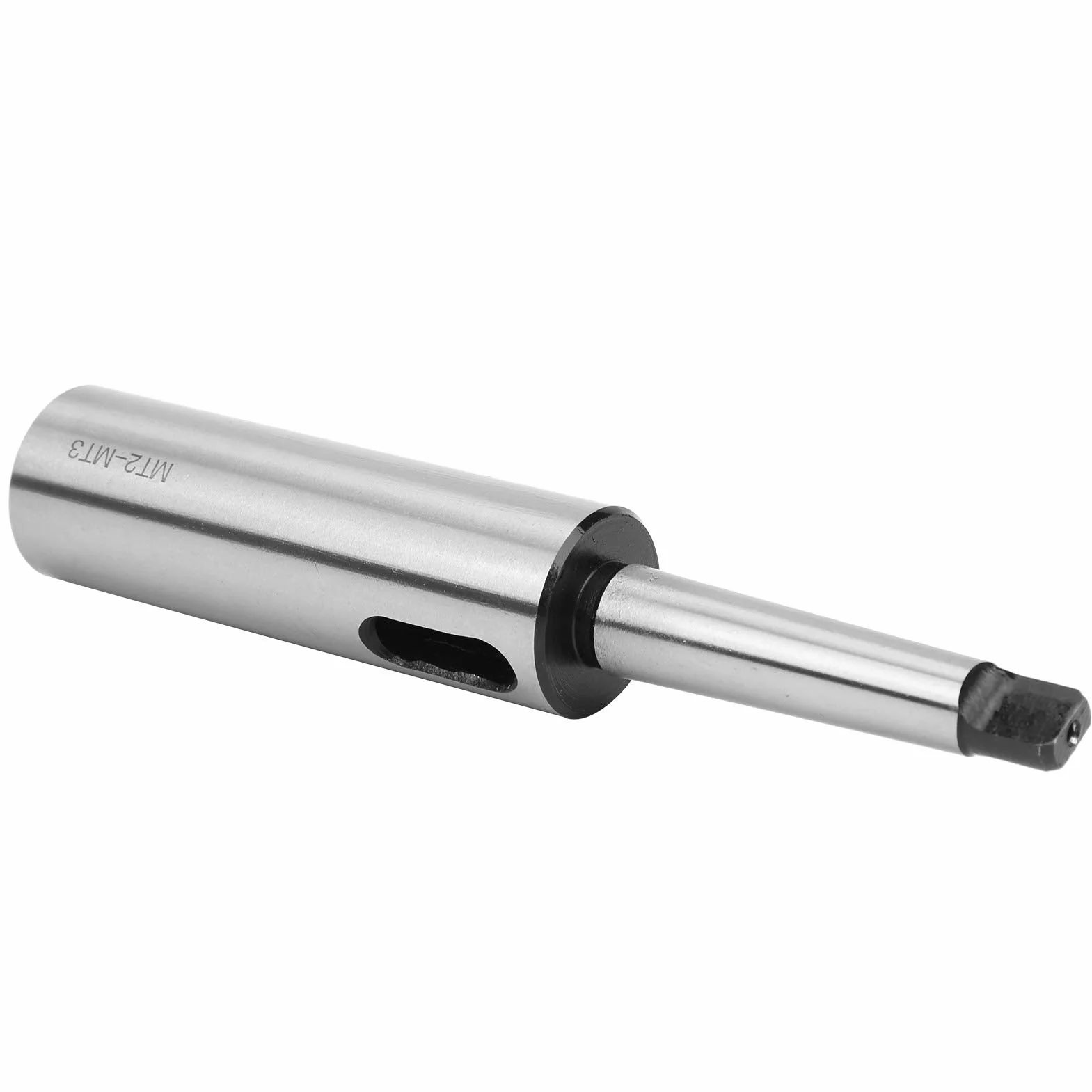 MT2 zu MT3 Kegelbohrer Hülsenadapter, Mk2 Mk3 Adapter Schneller Stahl Reduzieradapter zum Drehmaschinenfräsen MT2 zu MT3 für Kegelschaftbohrer mit Schaft