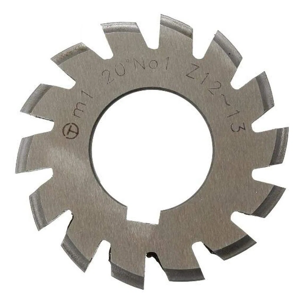 1PCS Modul 1 PA20 Bohrung 22 Mm # 1-8 HSS Involute Zahnradfräser Zahnradfräser (#6)
