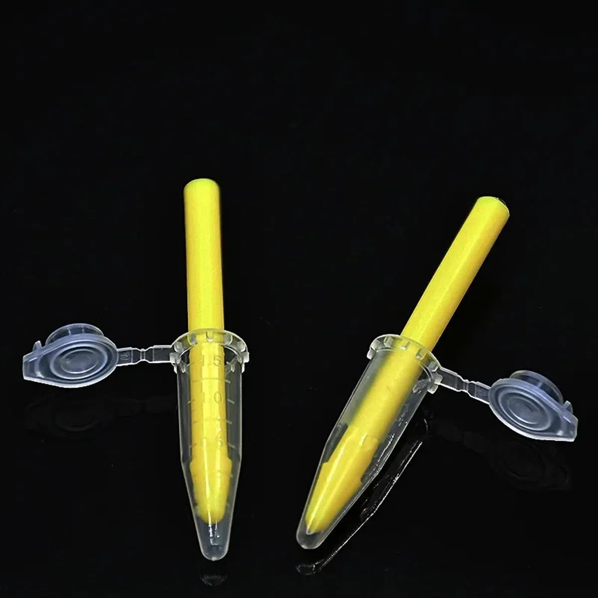 Generic Laborgeräte Polypropylen-Stößel, Kunststoff-Mahlstab, PP-Stab, untere Spitze for 1,5 ml Zentrifugenröhrchen, Durchm. 5,5 mm L 70 mm Kann autoklaviert Werden 50/PK