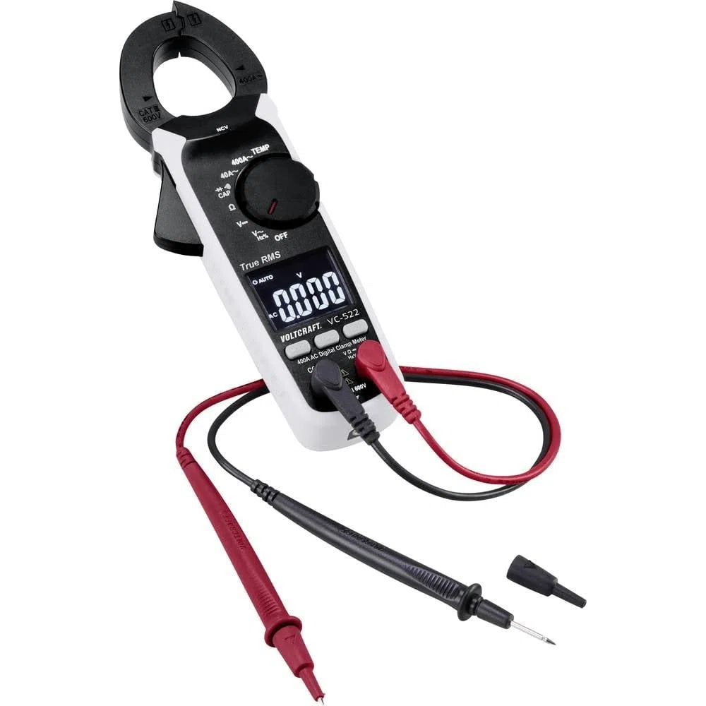 VOLTCRAFT VC-522 Stromzange digital CAT III 600 V Anzeige (Counts): 4000
