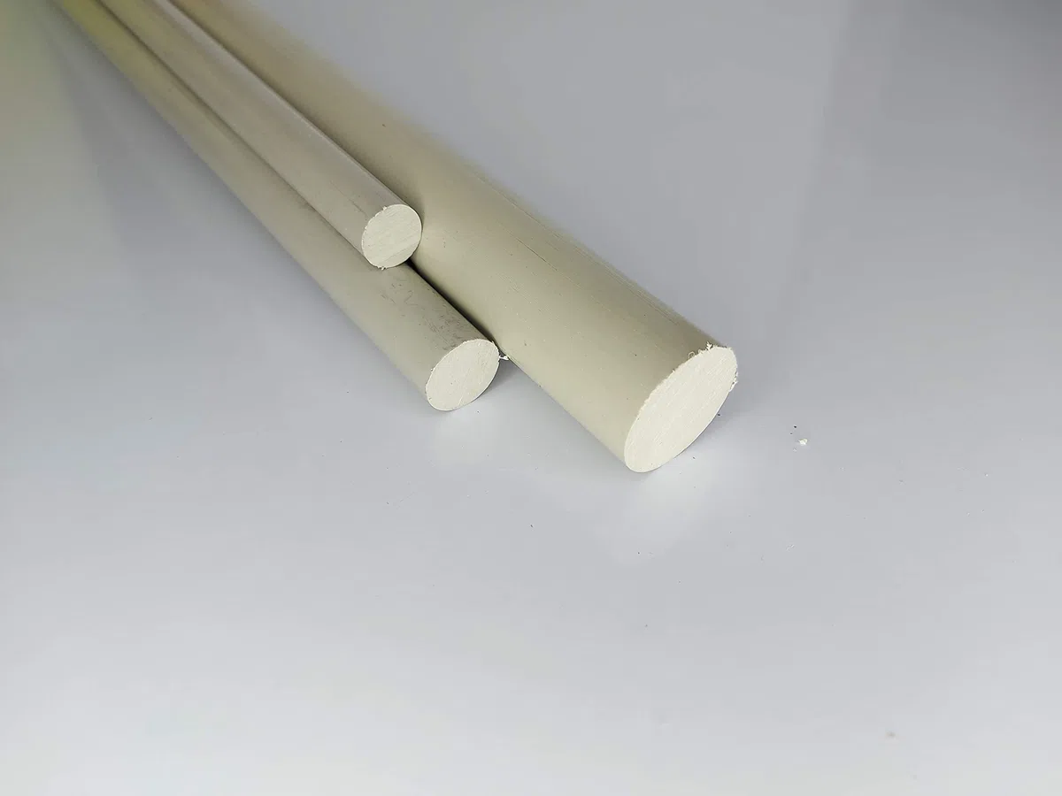 Rundstab aus PP grau Ø 70 mm, Lang 1000 mm Kunststoffrundstab
