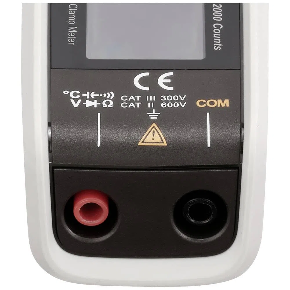 VOLTCRAFT VC-331 Stromzange kalibriert (ISO) CAT II 600 V, CAT III 300 V Anzeige (Counts): 2000