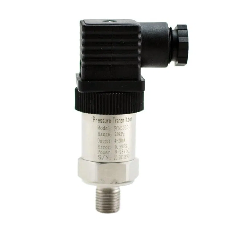 1pc PCM300D Short Silicon Pressure Transmitter Pressure Transducer G1/4 4-20mA Output(0-10Kpa)